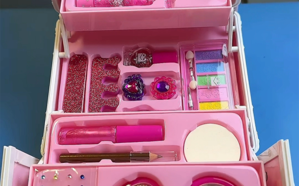 公主化妆箱玩具 公主系列玩具 #公主彩妆盒