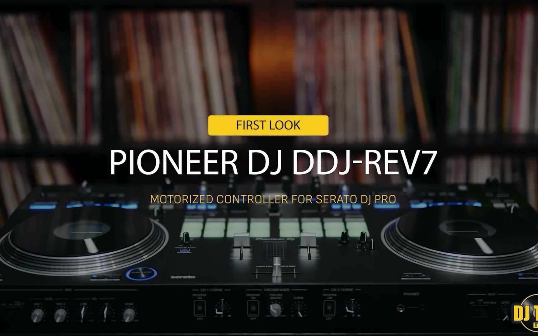 first look - pioneer dj ddj-rev7 motorized serato controller