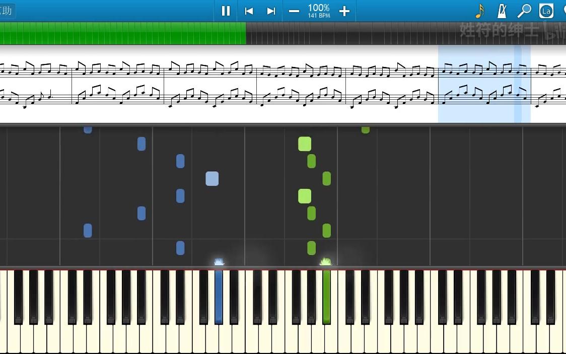 [图]【Synthesia钢琴演奏】Nuvole Bianche【免费60fps】