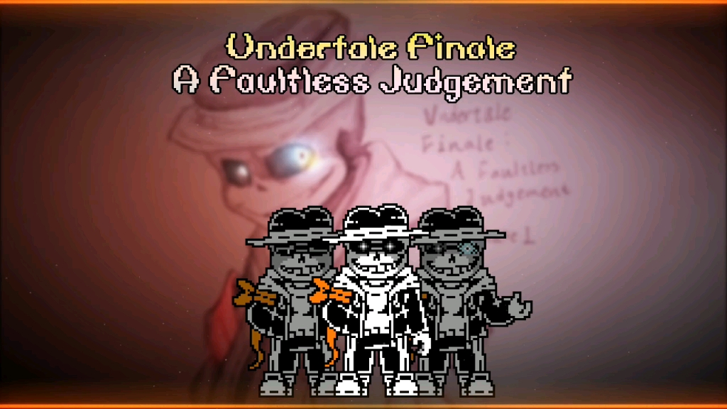 【[Undertale Finale:A Faultless Judgement]Phase1 True Judgement】哔哩哔哩bilibili