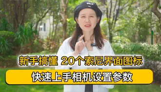 Télécharger la video: 纯干货！新手搞懂 20个索尼界面图标，快速上手相机设置参数