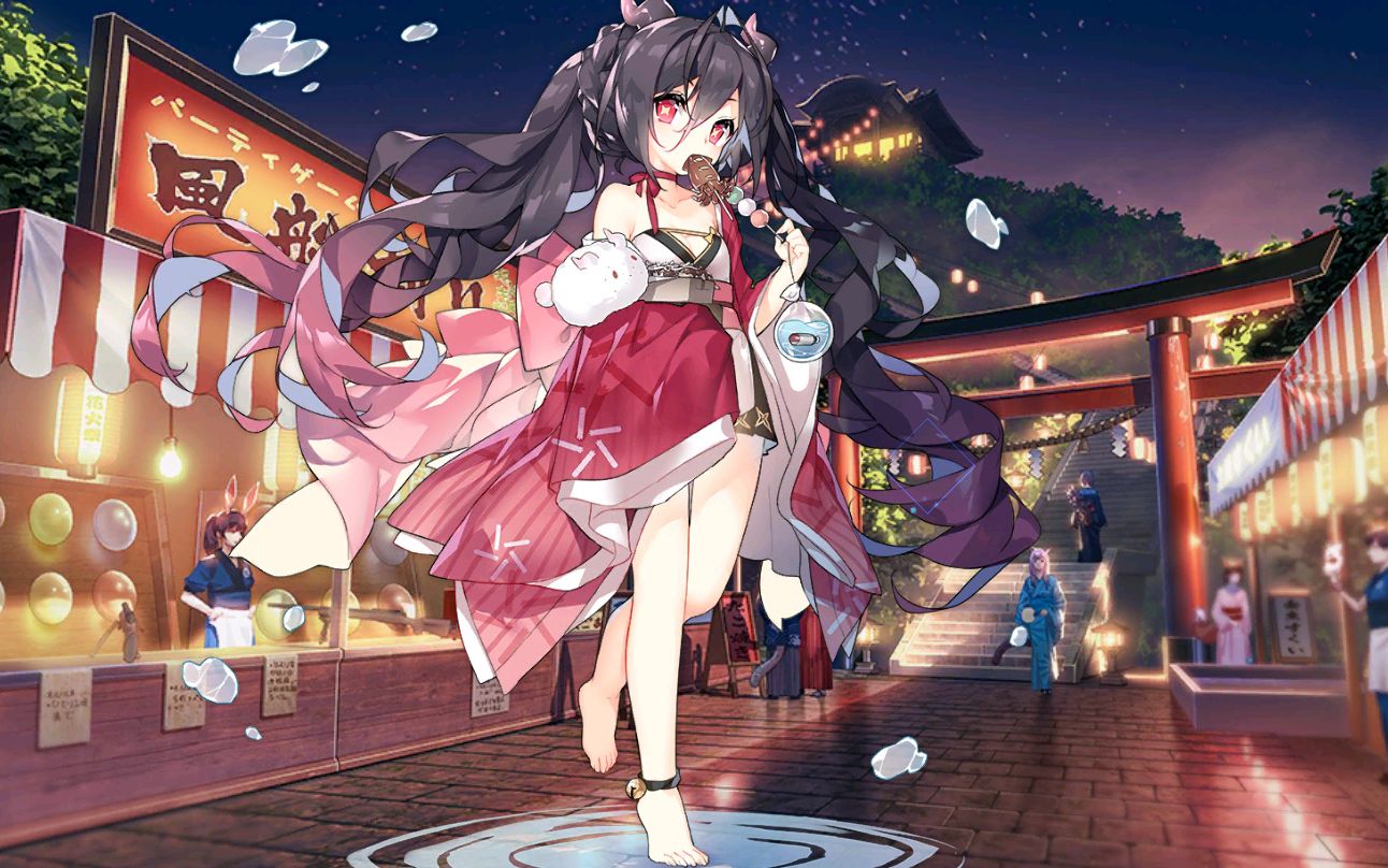 【碧蓝航线】伊168 祭典之日皮肤 台词鉴赏_哔哩哔哩_bilibili