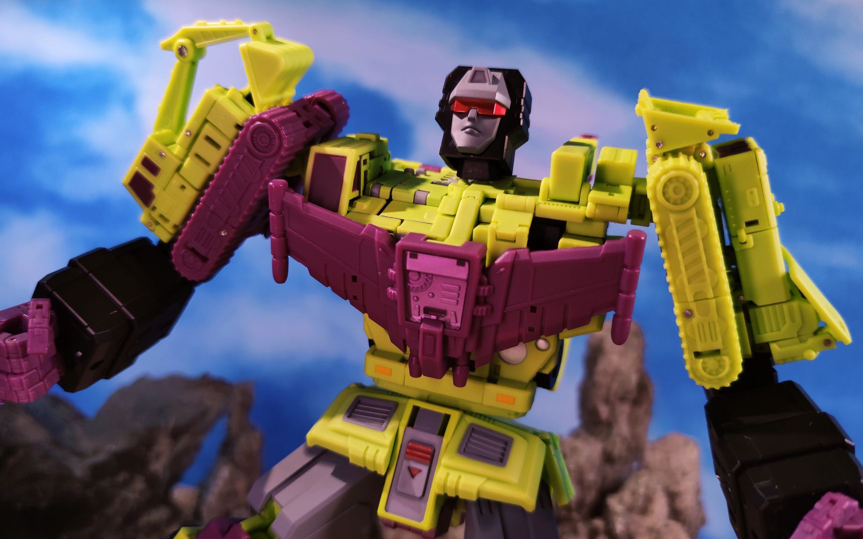 开箱分享魔方ms大力神c套及合体过程展示