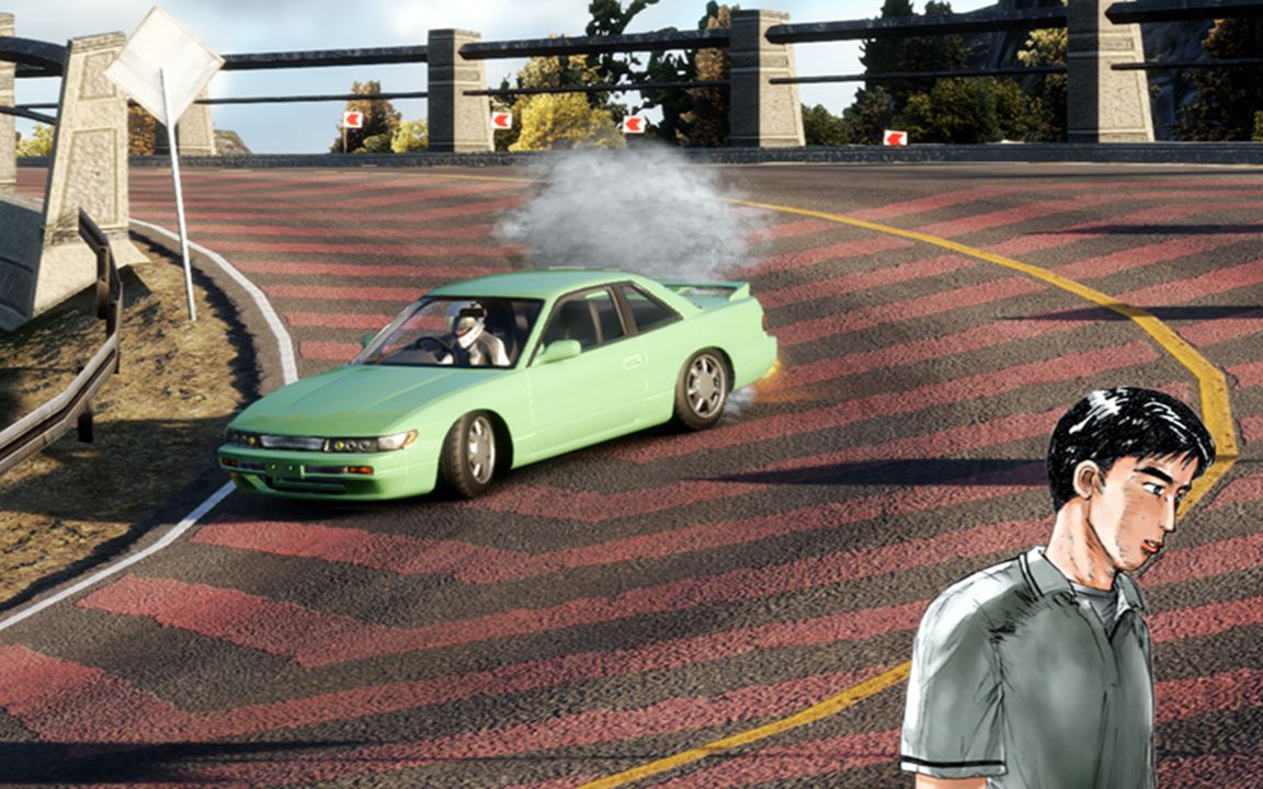 【头文字d】池谷学长 日产s13 silvia 公路漂移 | carx (手柄玩家)