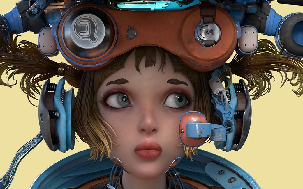 机械少女主题系列——角色建模技术分享