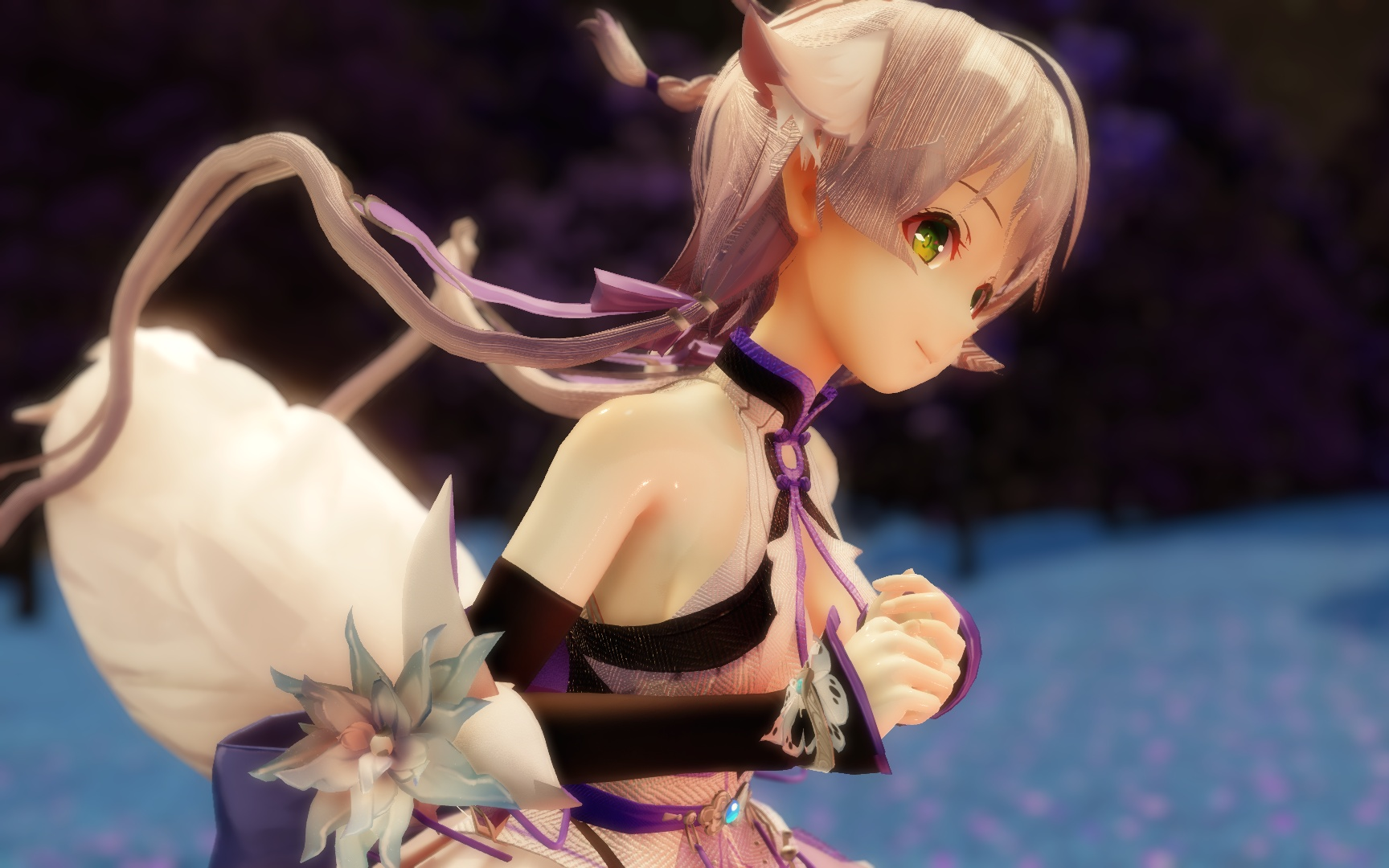 洛天依生贺mmd勾指起誓