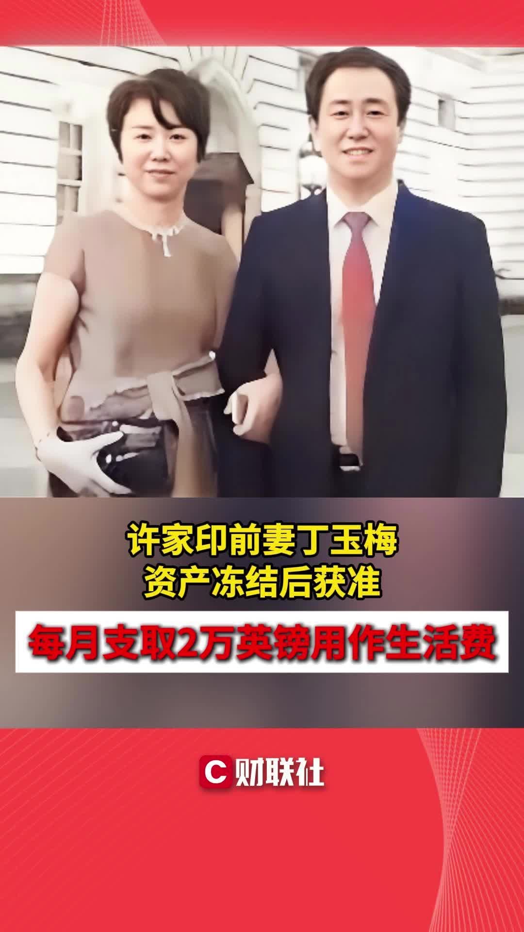 许家印前妻丁玉梅资产冻结后获准 每月支取2万英镑用作生活费哔哩哔哩bilibili