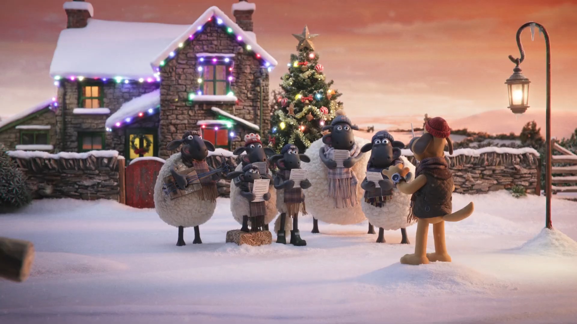 【小羊肖恩】卡通动画电影Shaun the Sheep可爱治愈小羊 x Barbour Christmas Advert 2024哔哩哔哩bilibili