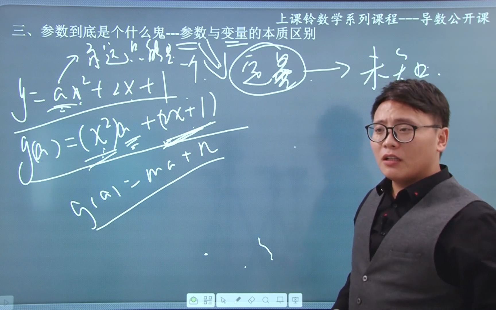 [图]高考数学：什么是参数？详解参数与变量的本质区别