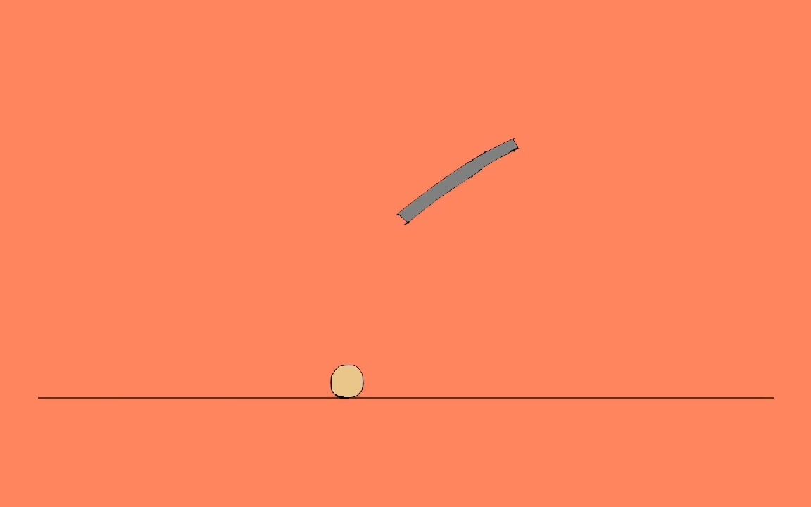 第一次用blender绘制小球下落二维草图