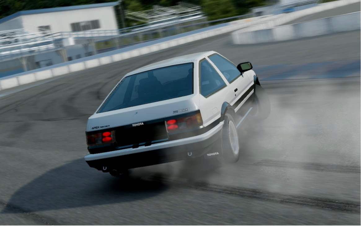 【jackspd】assoluto racing绝对赛车更新后的寿比惠ae86漂移圈展示