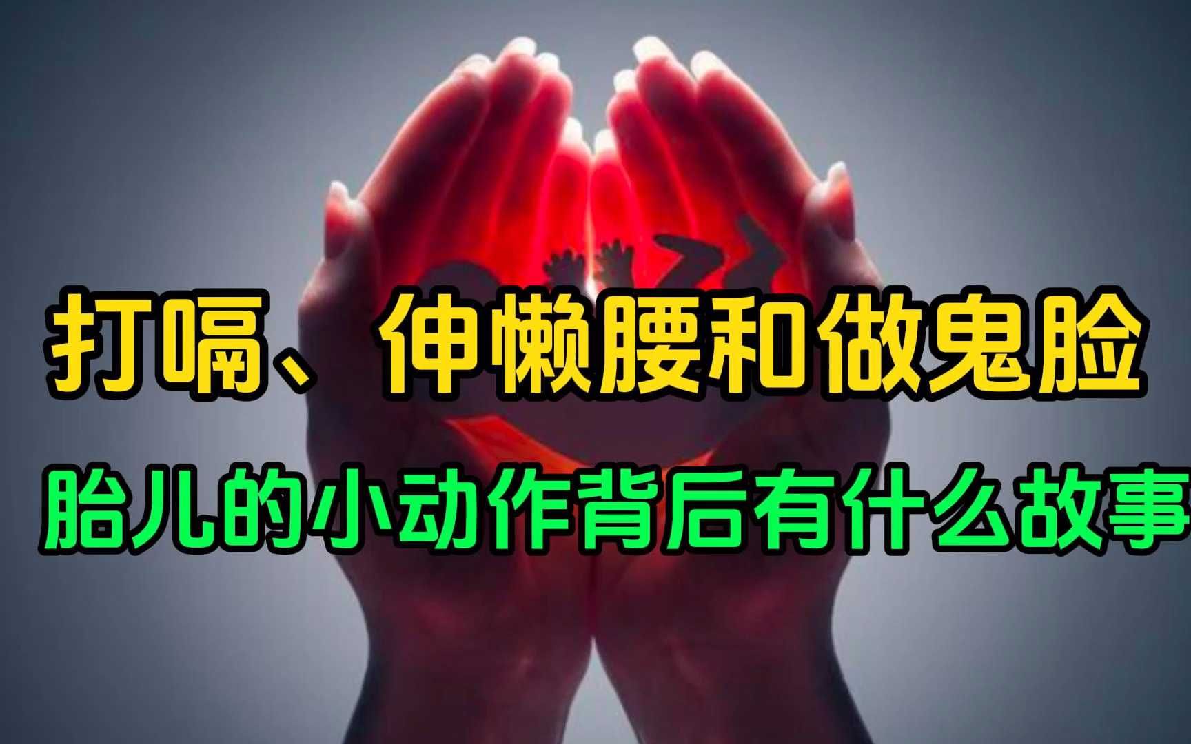 打嗝、伸懒腰和做鬼脸:胎儿的小动作背后有什么故事哔哩哔哩bilibili