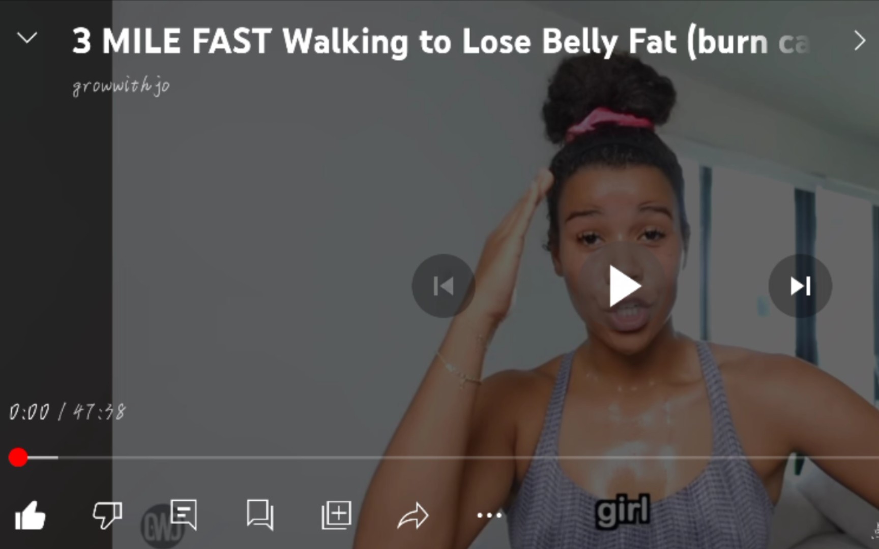 jo姐减脂腹部3 mile fast walking to lose belly fat (burn calories