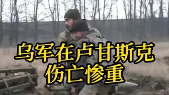 乌军在卢甘斯克伤亡惨重 突击部队急赴前线