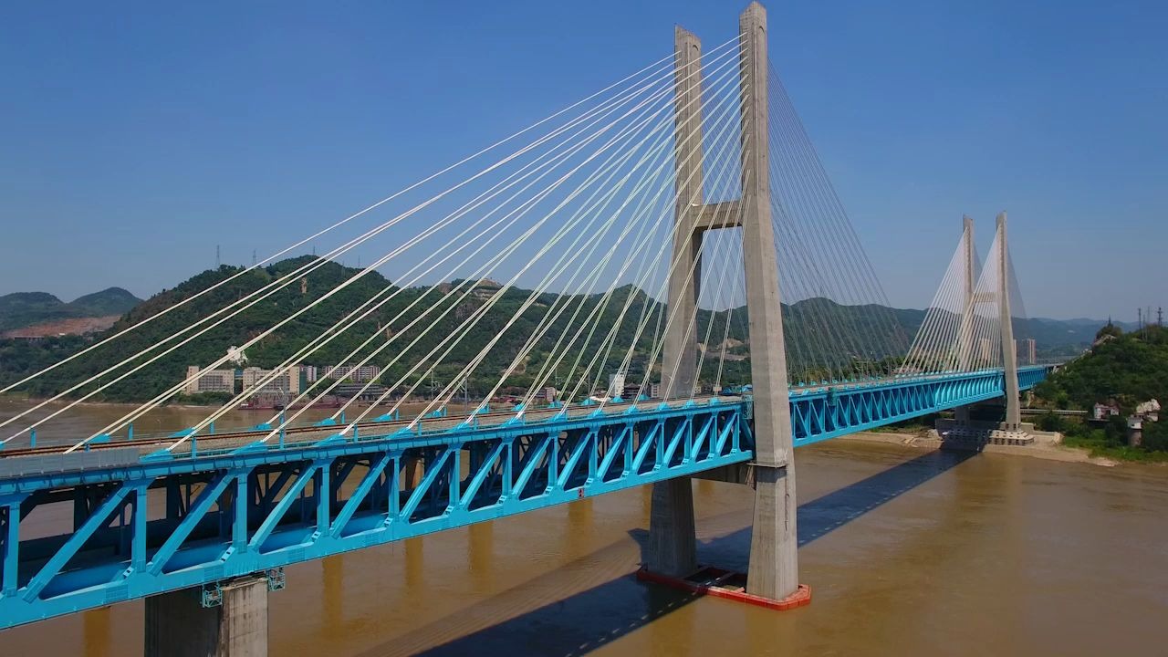 渝黔铁路新白沙沱长江特大桥