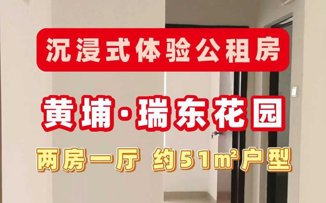 广州黄埔区瑞东花园公租房两房一厅户型实拍哔哩哔哩bilibili