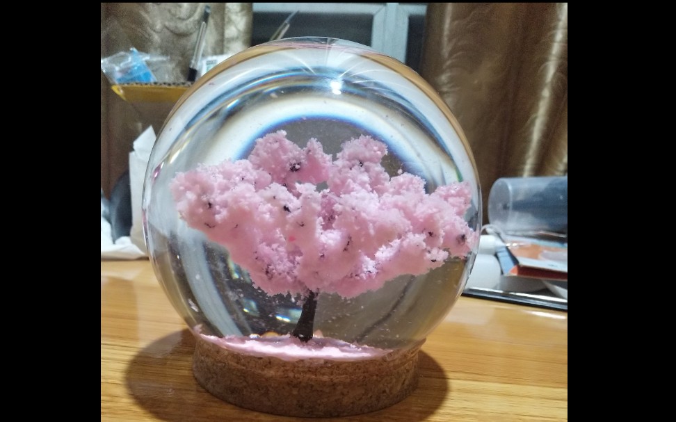 【滴胶】樱花水晶球
