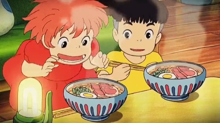 【悬崖上的金鱼姬】波妞最喜欢吃火腿了