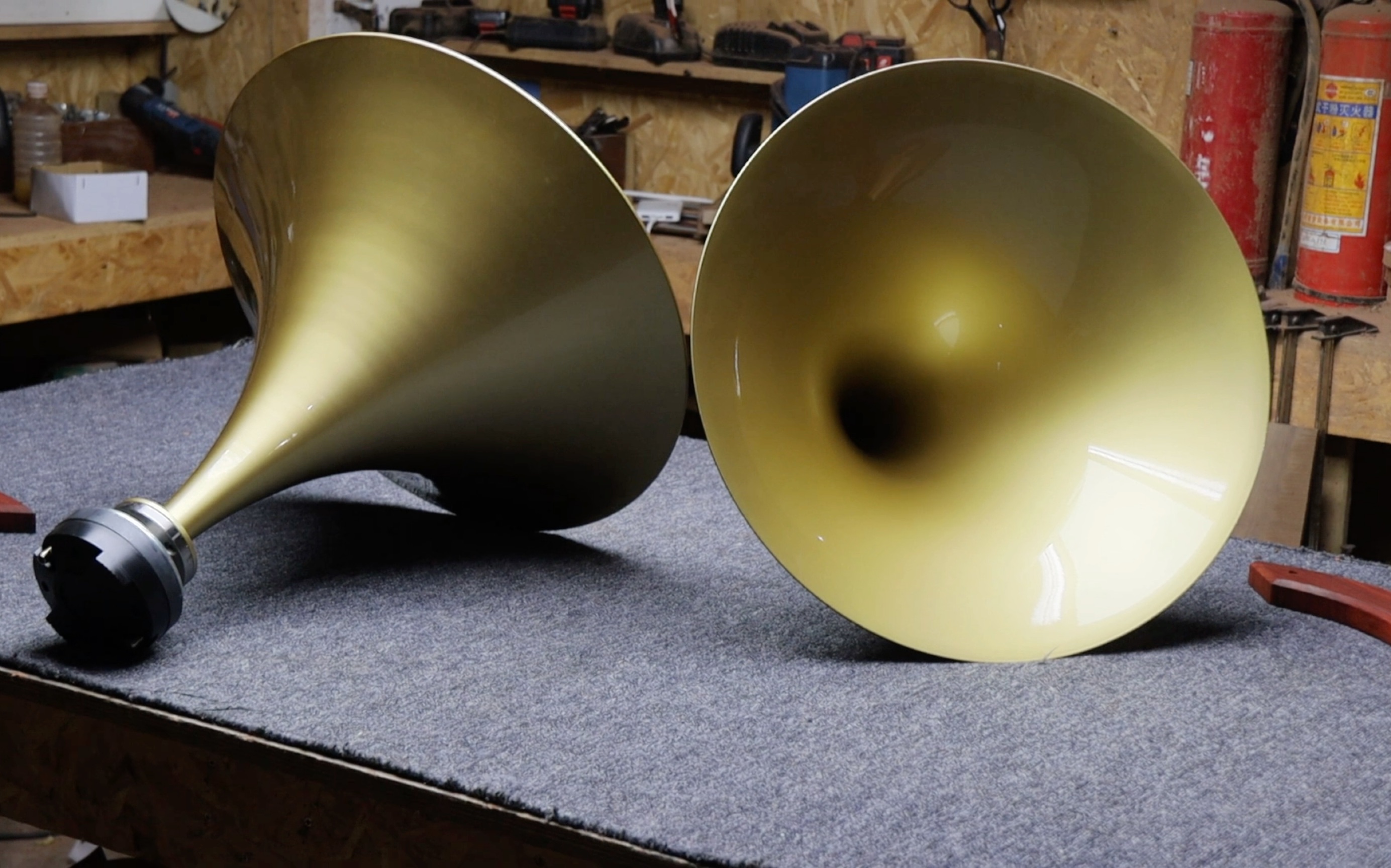 纯铜大号角喇叭, 直径50厘米