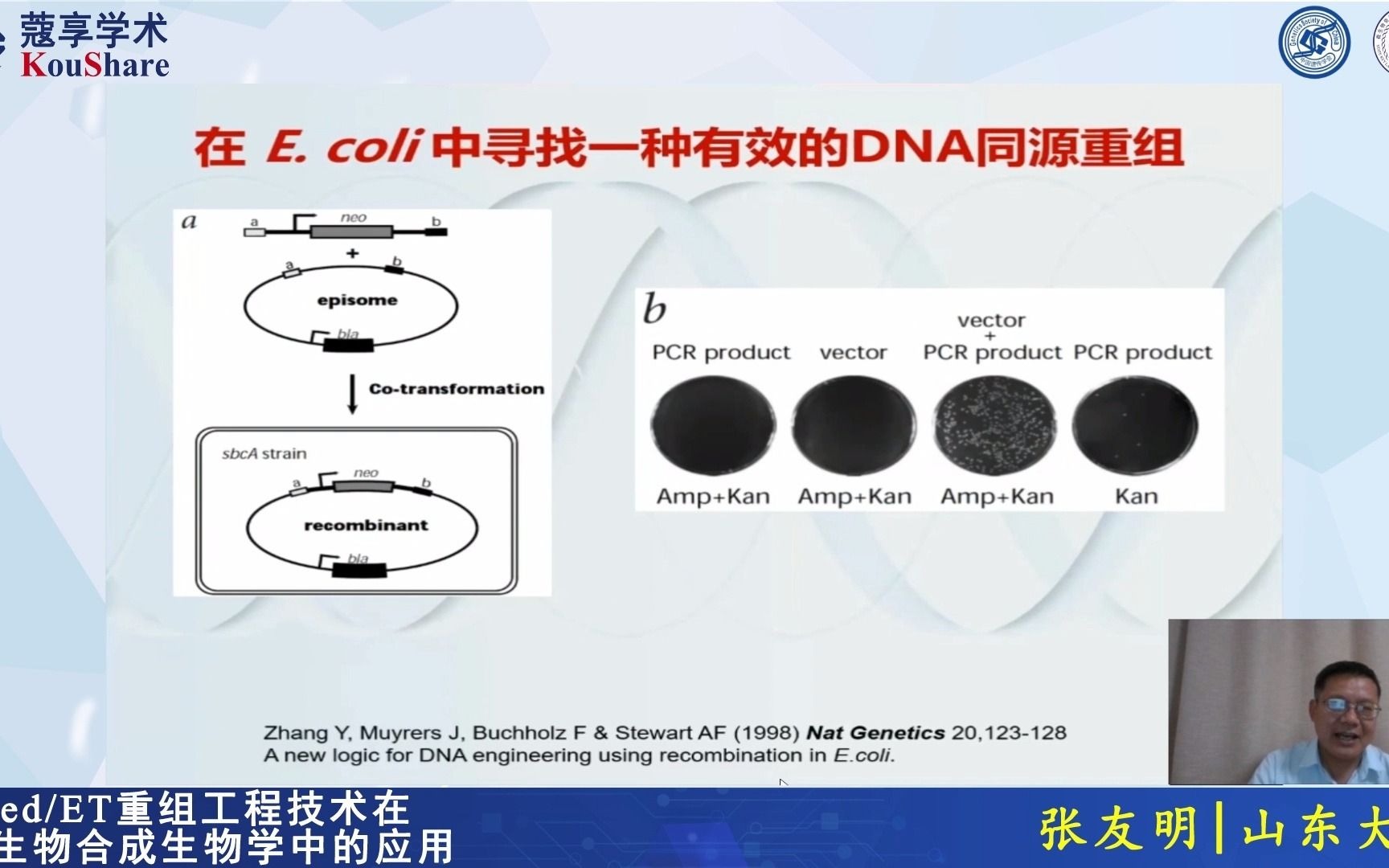 Red ET重组工程技术在 微生物合成生物学中的应用 张友明哔哩哔哩bilibili