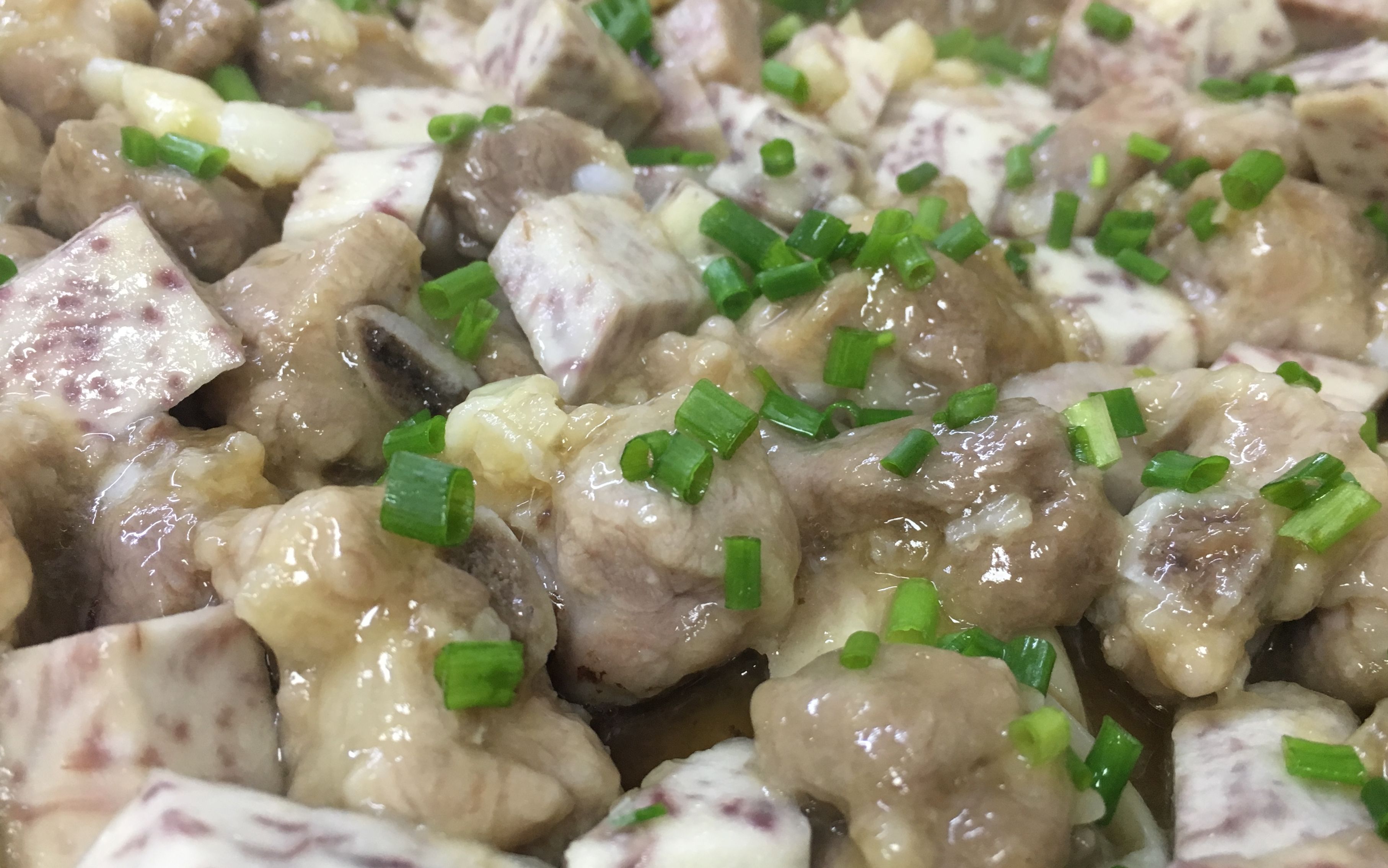 农村小哥说香芋蒸排骨那么好吃,这样才正宗,每次做都不够吃_哔哩哔哩