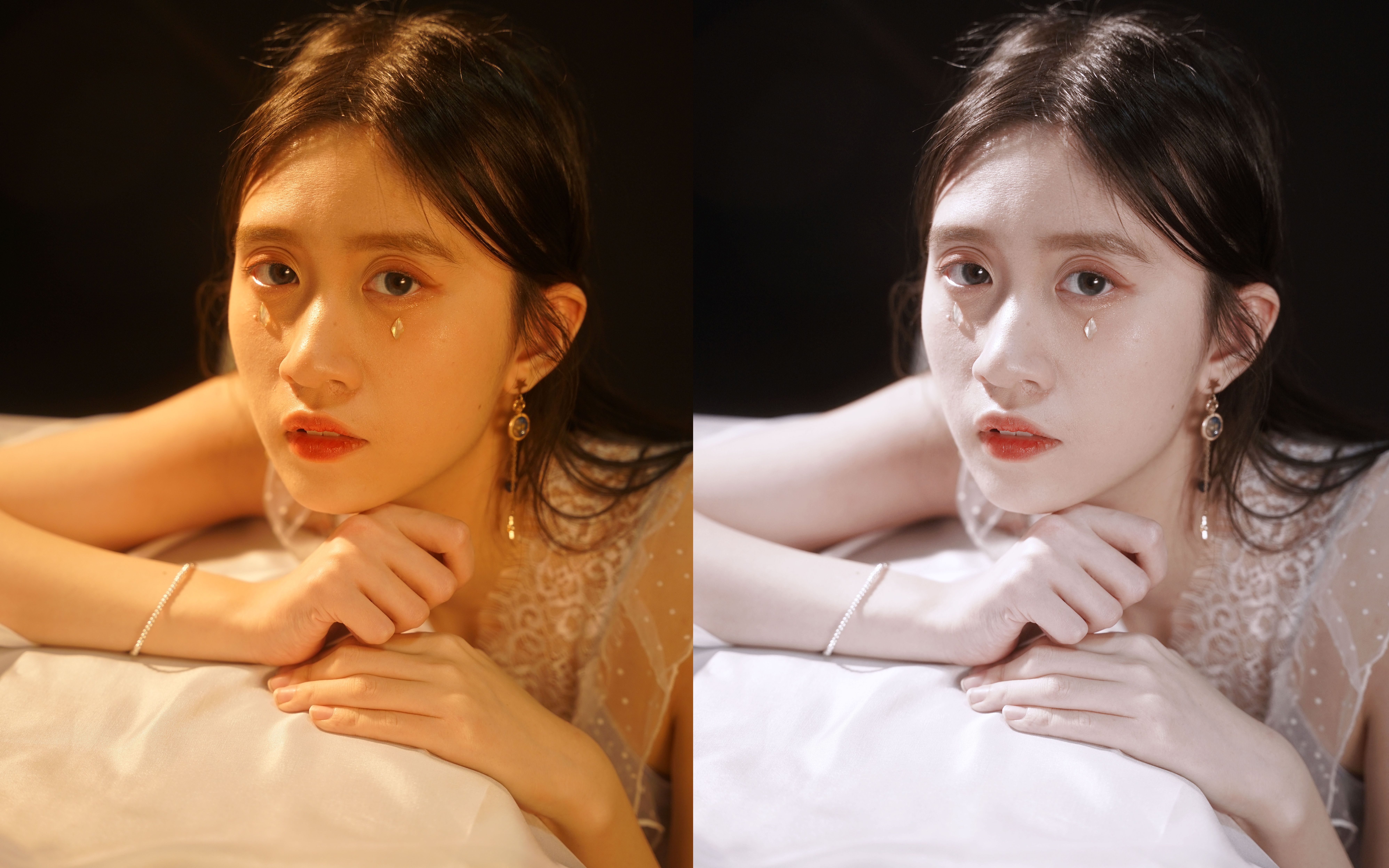 照片偏色太重了,校正颜色的思路小诀窍,调出了牛奶肌效果,ps修图调色