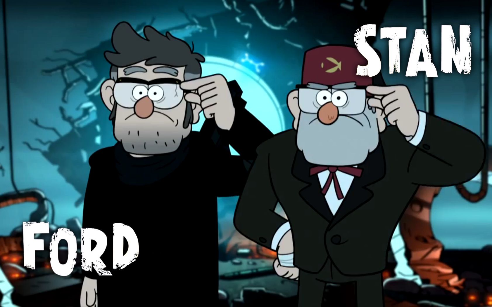 【怪诞小镇/随便做】全家福片头( 苏斯 温蒂 阿福)