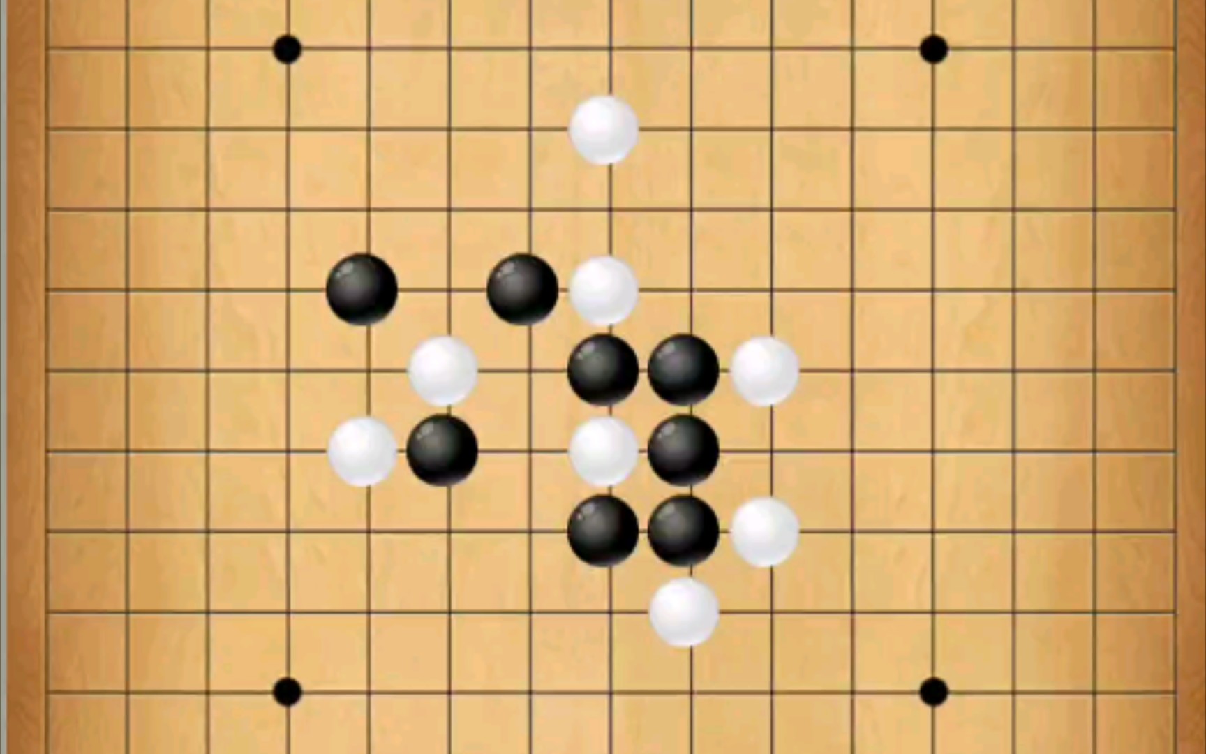 【五子棋1】殘局1