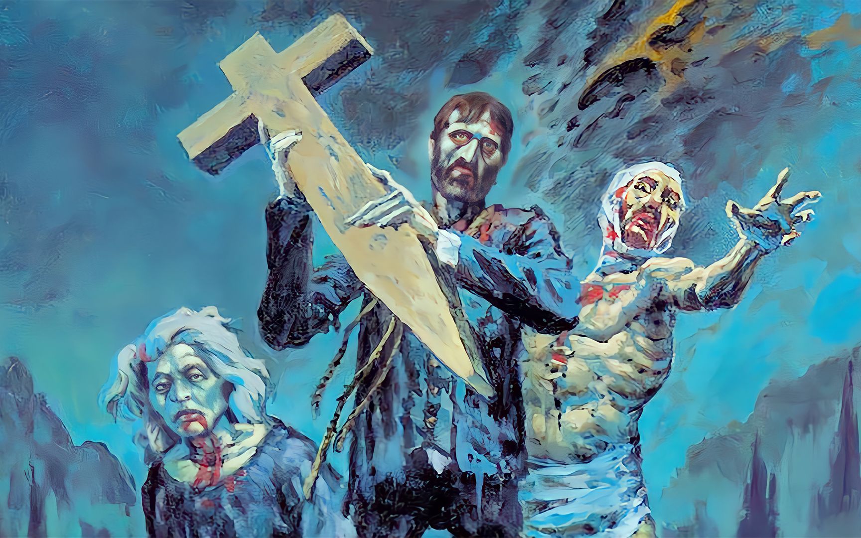 经典初代丧尸片《僵尸坟场》,超声波辐射导致墓地尸体复活!