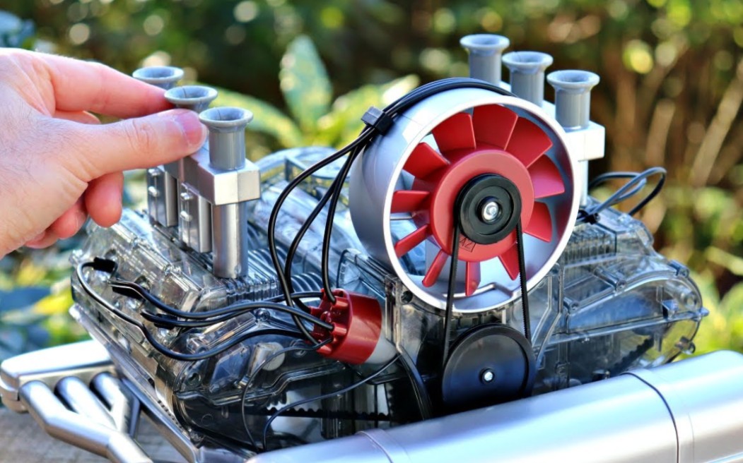 保时捷911发动机模型,拳击手引擎构建