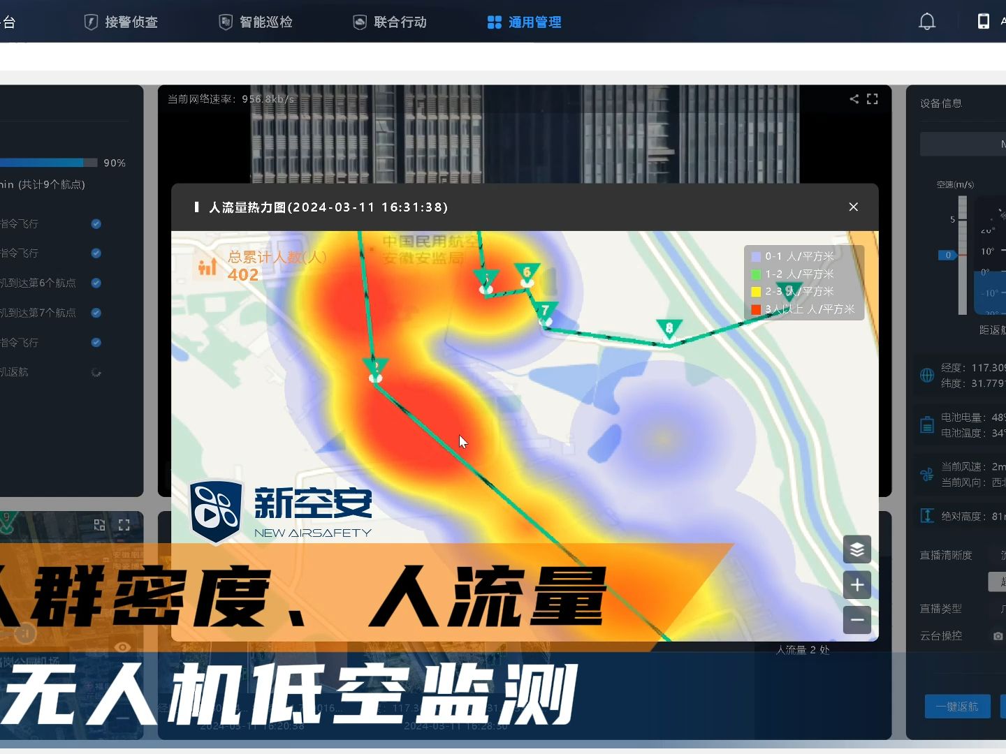 无人机低空算法:人群密度、人流量实时统计哔哩哔哩bilibili