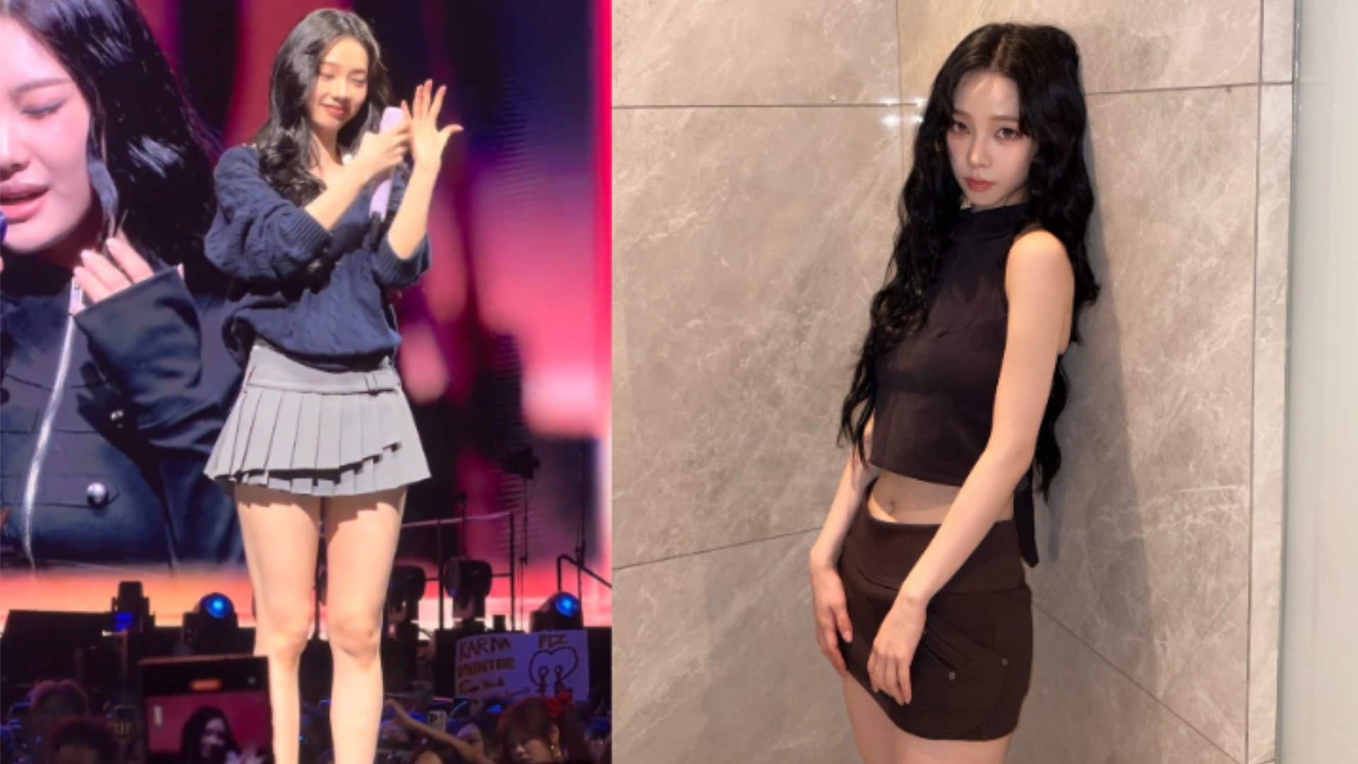 karina柳智敏~澳门三巡超短裙私服彩排！女神yyds！