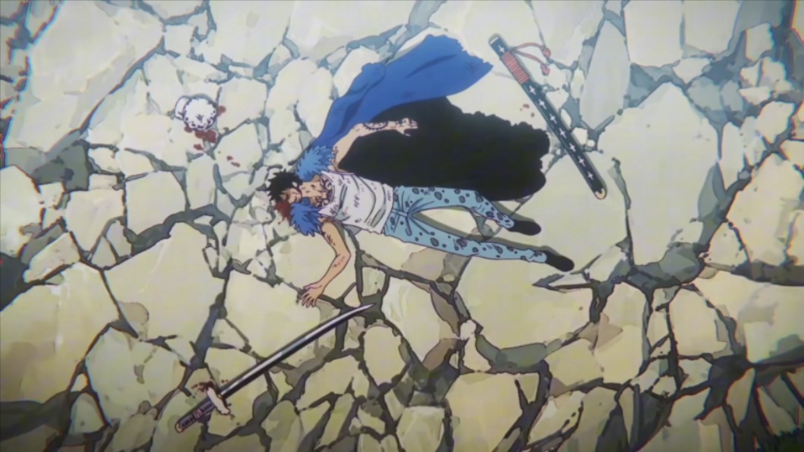 竭尽全力逃出生天!罗败北生死不明,罗vs黑胡子