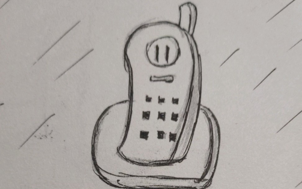 电话怎么画简笔画简单图片