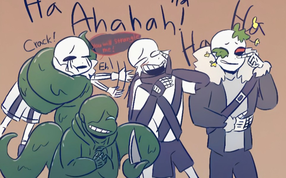 【undertale漫配/邪骨团的沙雕日常】调皮的kk_哔哩哔哩_bilibili