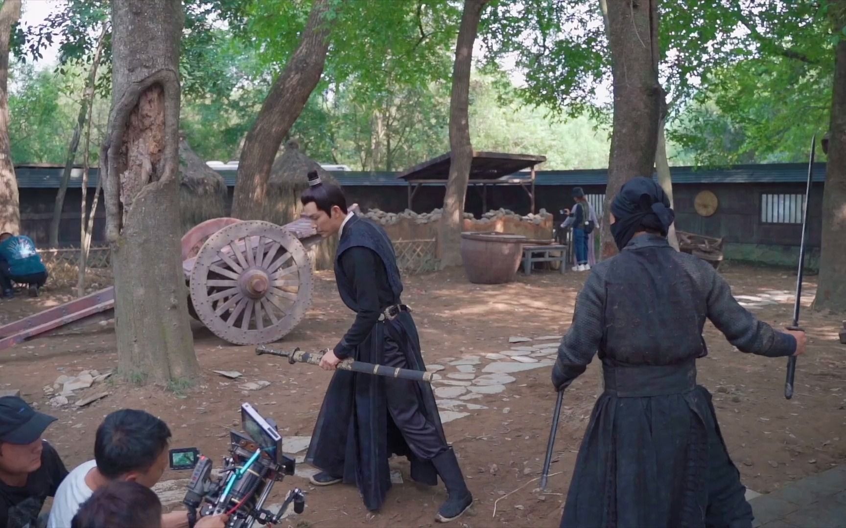 钟汉良打戏 处变不惊大展将军威