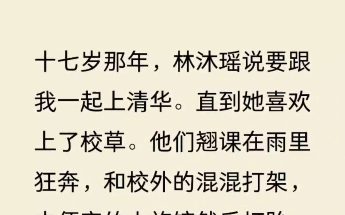 主角叫林沐瑶的重生小说