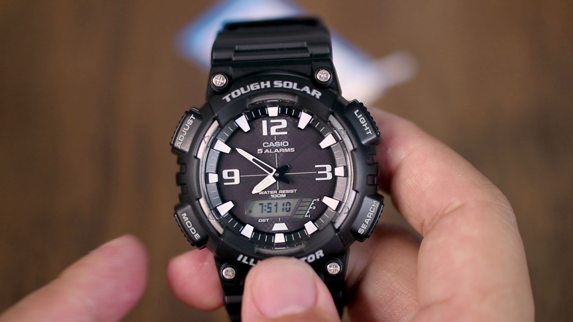 卡西欧太阳能双显运动潜水手表aq-s810w功能说明_哔哩哔哩_bilibili