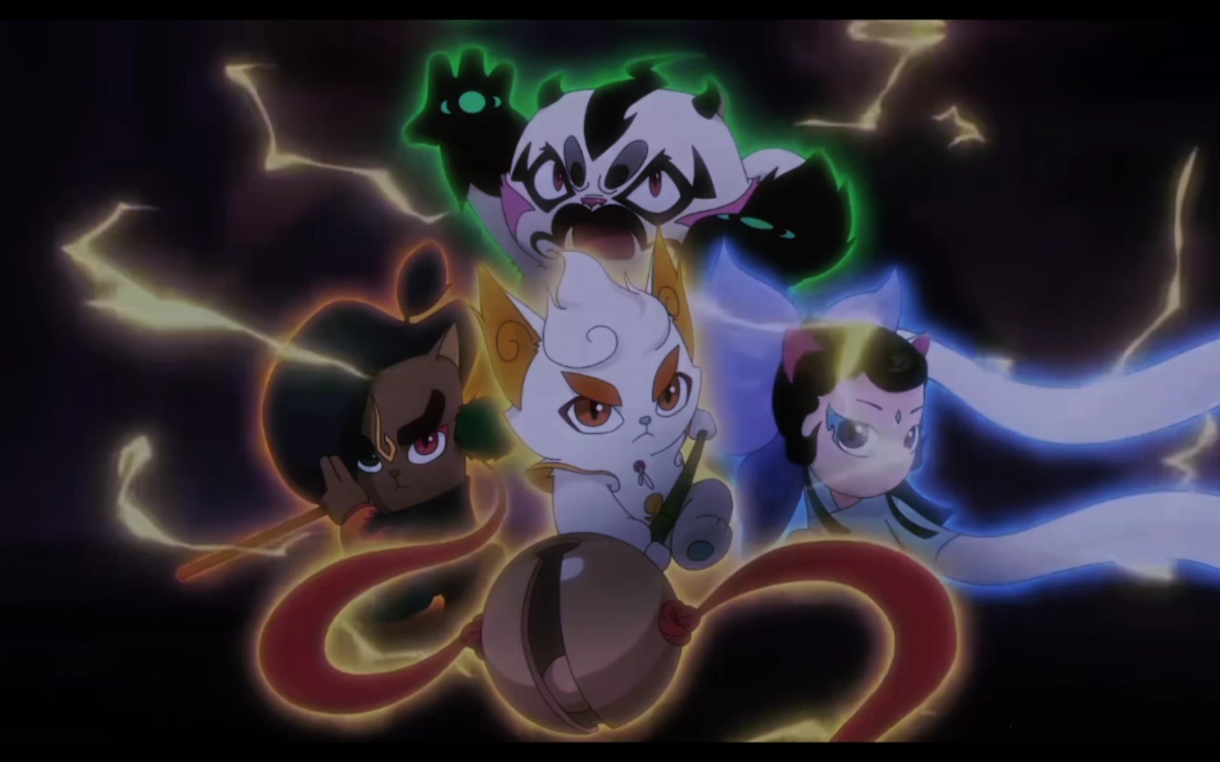 京剧猫主角团的变身合集～真的好燃!我爱京剧猫!(好大声)