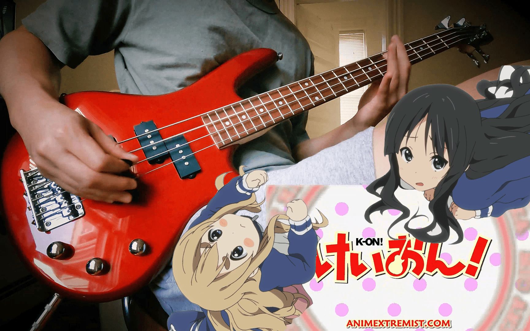 【贝斯】新手入门曲 轻音少女op cagayake! girls | acg