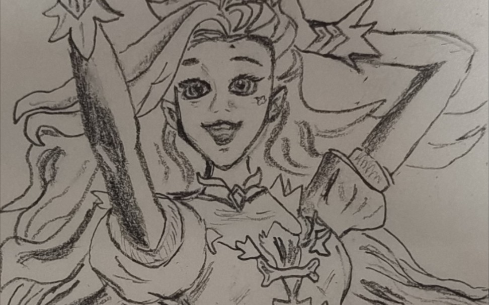 英雄联盟角色手绘第五弹(萨勒芬妮,邪恶小法师,莫甘娜,杰斯,永恩,蒙多