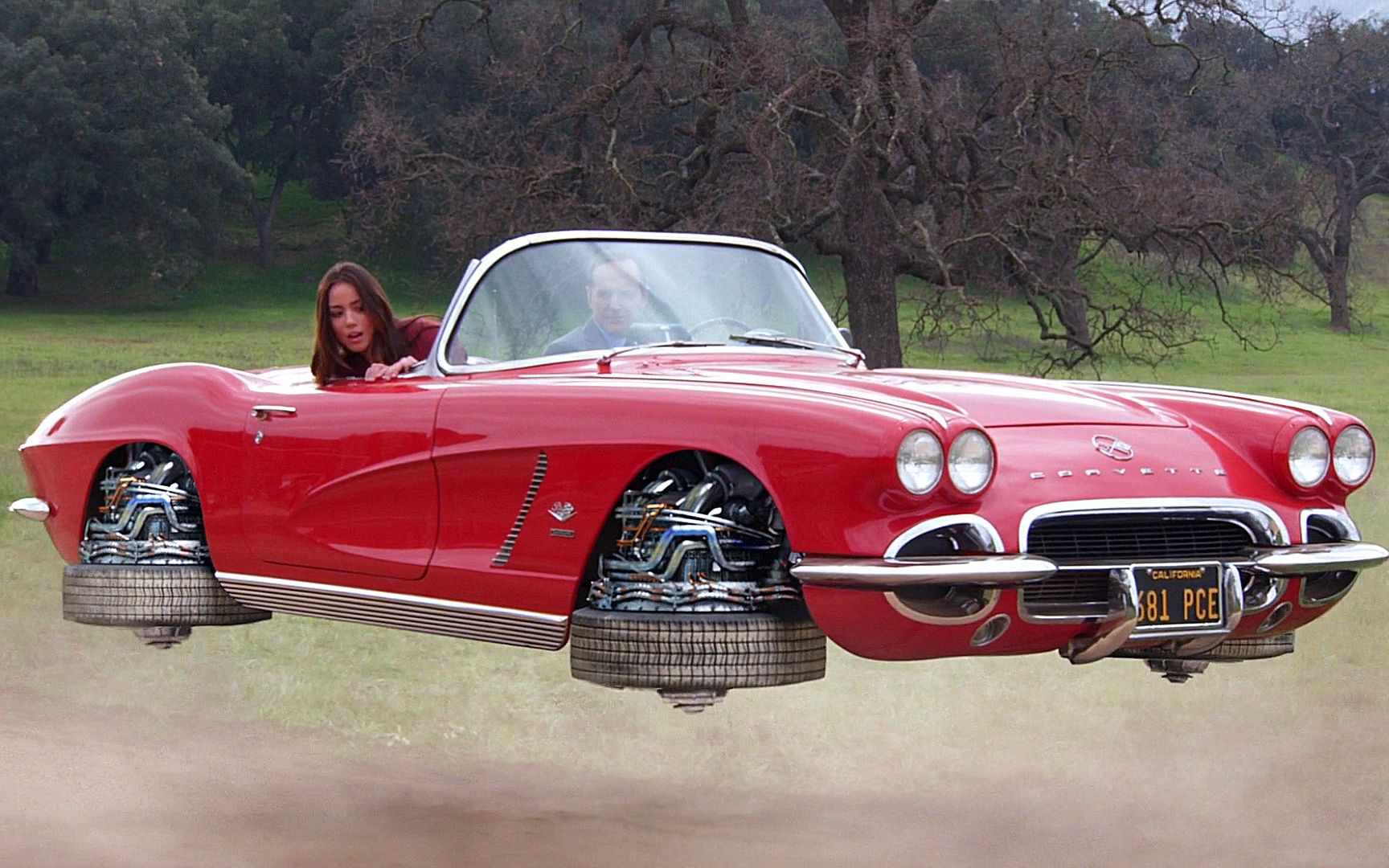 美国神盾局黑科技,会飞的敞篷车, 速度堪比飞机!