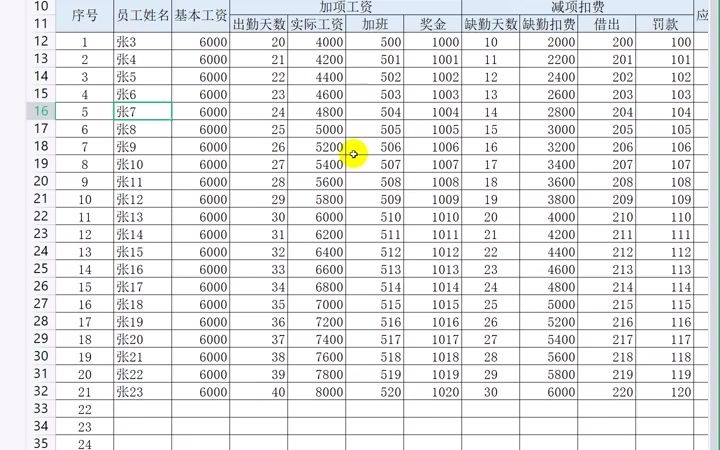 EXCEL VBA宏完整实战教程:把工资表,一键自动生成工资条#vba  抖音哔哩哔哩bilibili