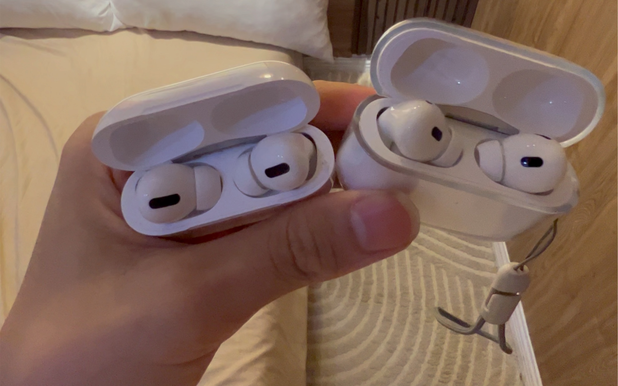 airpods pro 一代二代外观