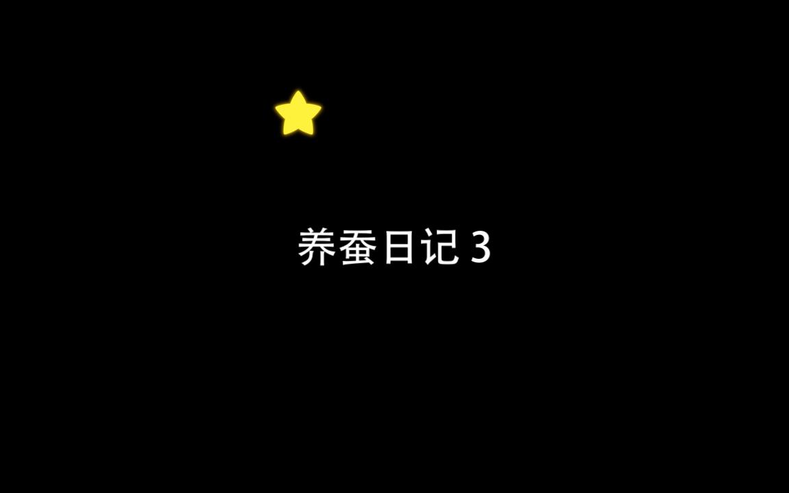 养蚕日记 3哔哩哔哩bilibili