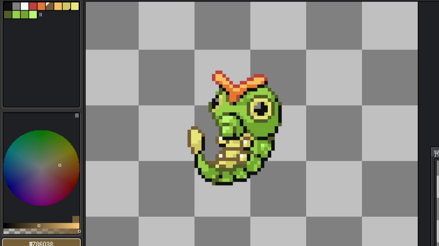 「像素摹途」绿毛虫