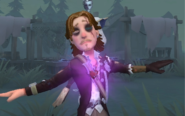 拿到古董伞的何塞巴登