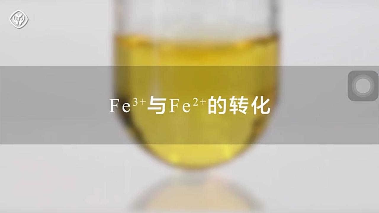 [图]【化学必修1示范实验】铁离子和亚铁离子的转化互化互换Fe3 Fe2人教版统编教材高中化学2019新课改新课标