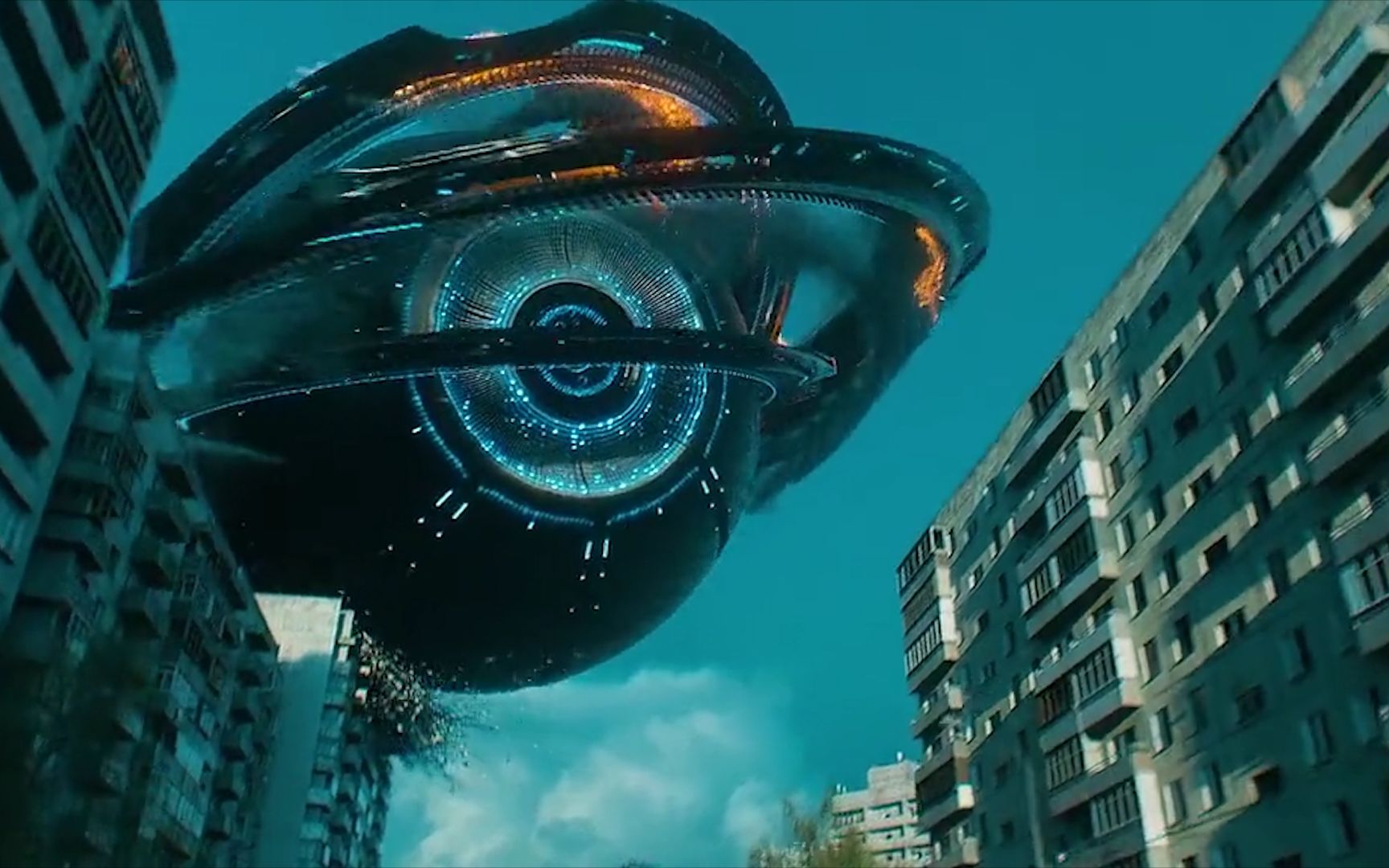 外星文明入侵地球,结果被战机一炮轰了下来,这场面太壮观