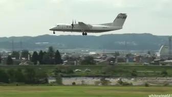 日本国土交通省航空局jcab庞巴迪飞机ja005g富山空港起飞 哔哩哔哩 つロ干杯 Bilibili